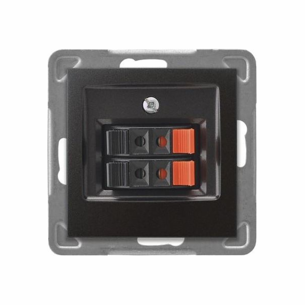 Ospel Speaker Socket Impresja dvojitá antracitová (GG-2Y/...