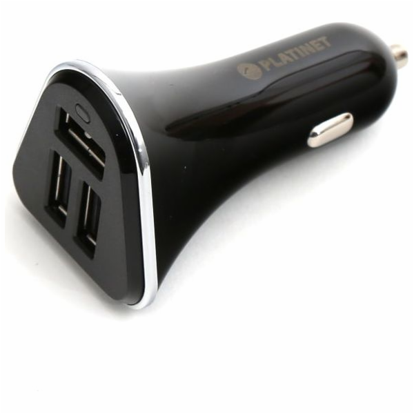 Nabíječka Platinet 3x USB-A 5,2 A (PLCR3B)