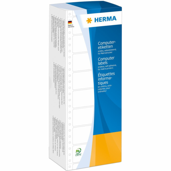 Štítky Herma pro čárové kódy, bílé 38,1 x 10,3 mm 24000 ks