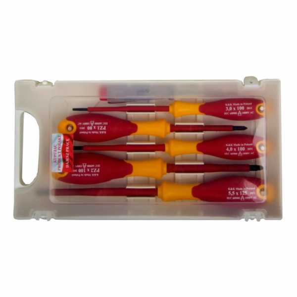 Mega Elektrotechnické šroubováky 1000V sada 6EL. (10598)