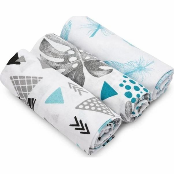 Sensillo Muslin Plenka Blue Balení - 3 PCS.Sensillo