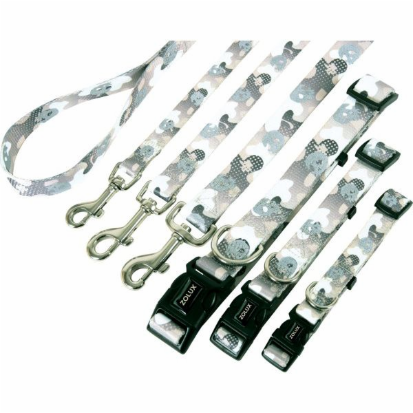 Šňůrka Zolux CAMO 15 mm/1,2 m, šedá