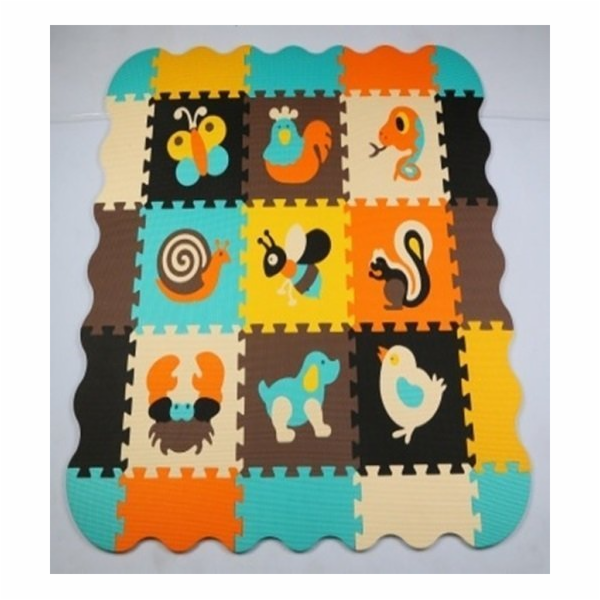 Kontextová pěnová puzzle rohož / playpen pro děti 25el