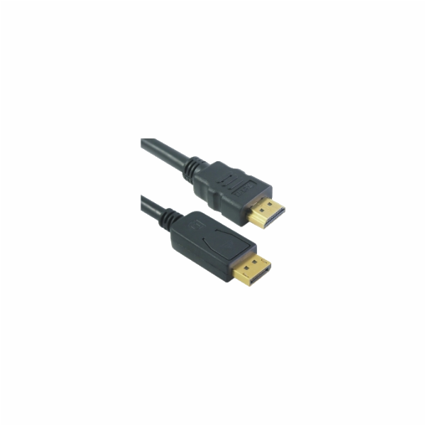 Kabel&nbsp;MCAB&nbsp;Displayport&nbsp;-&nbsp;HDMI&nbsp;5M&nbsp;Black&nbsp;(7003463)