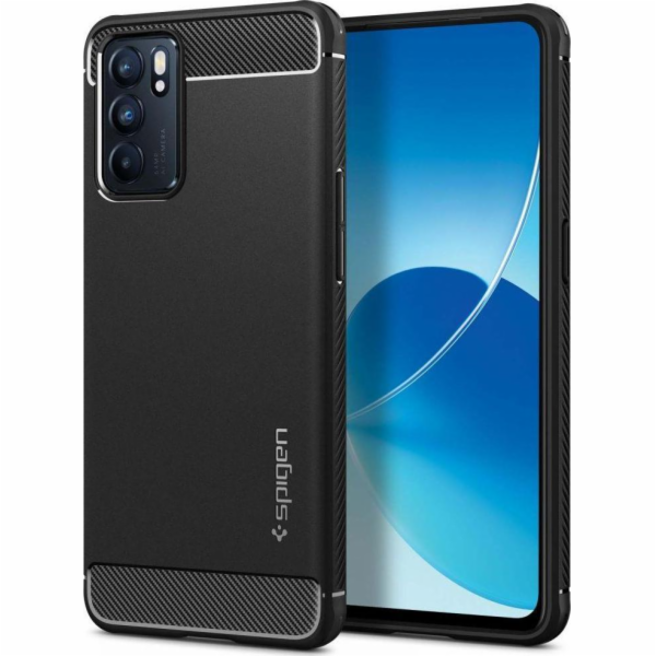 Spigen Spigen Rugged Armor Oppo Reno 6 5G Matte Black
