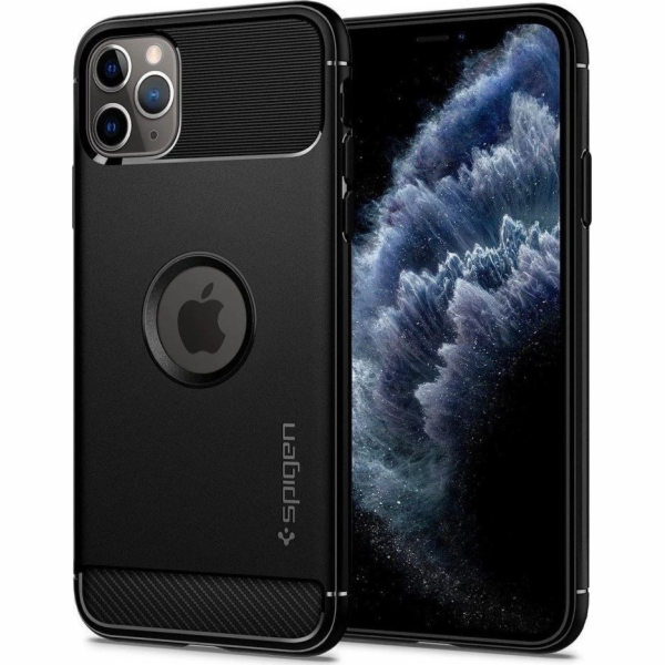 Obrněné pouzdro Spigen Rugged Armor iPhone 11 Pro Matt Bl...