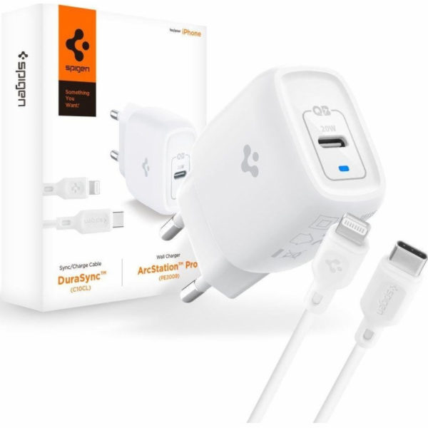 Spigen nabíječka SPIGEN PE2C10CL 1-PORTOVÁ SÍŤOVÁ NABÍJEČ...