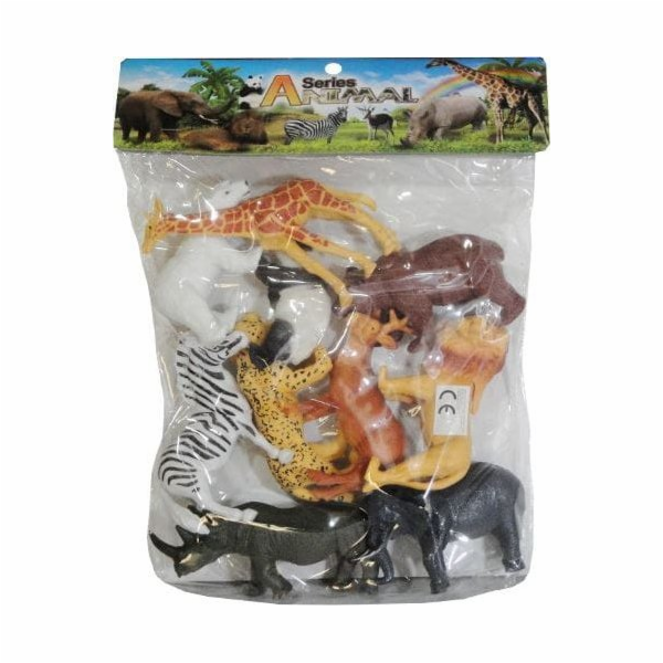 Figurka Švédská divoká zvířata sada 10 figurek Švédů