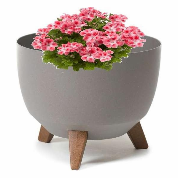 Lamela Flower Pot 3 Klíšťové nohy Roma Anthracite H: 23 c...