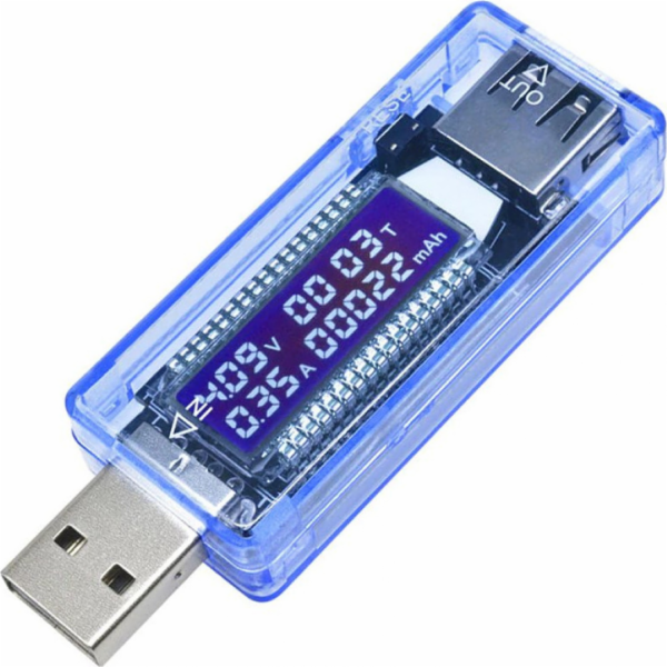 Metr měřiče voltmetru USB ammertester ammetr