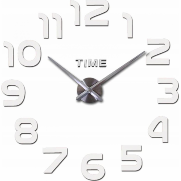 Retoo&nbsp;Large&nbsp;3d&nbsp;Wall&nbsp;Clock&nbsp;DIY&nbsp;Mirror&nbsp;60&nbsp;cm&nbsp;ZH002