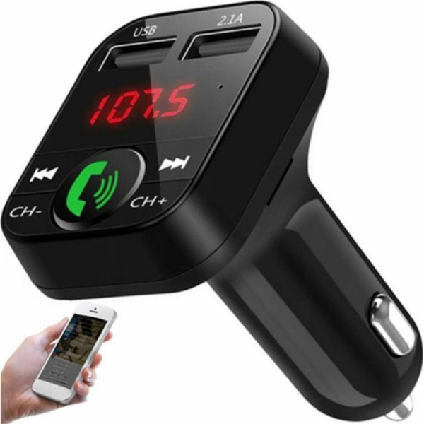 FM vysílač reto vysílač FM Bluetooth MP3 nabíječka 2xusb ...