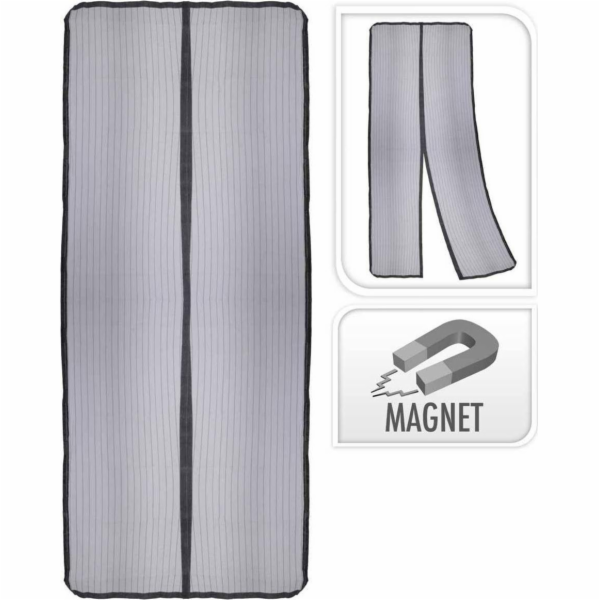 Prograden magnetická síť s magnetem pro dveře hmyz černé ...