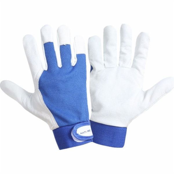 Pracovní rukavice Lahti Pro vyrobené z kozí kožené modré ...
