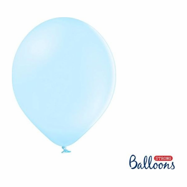 Party Deco Latex Balloons, Pastel Light Blue, 30 cm, 100 ...
