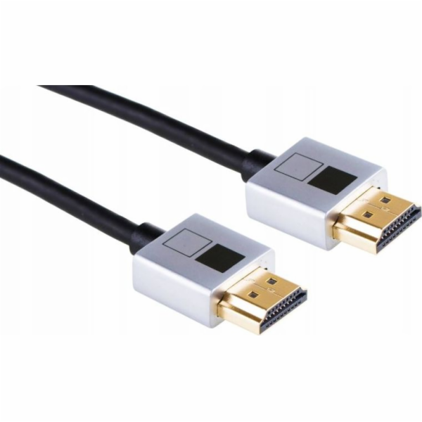 Kabel HDMI LECHPOL - HDMI 1,5 m stříbro (LB0054)