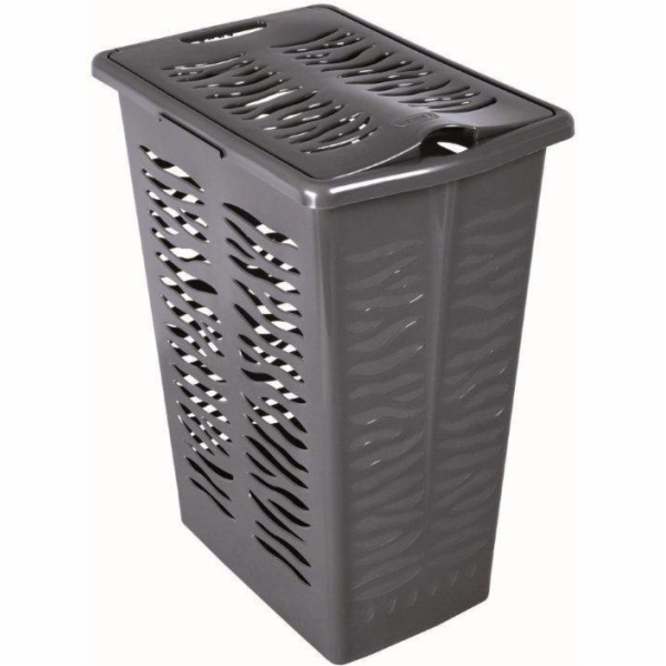 Branq&nbsp;Laundry&nbsp;Basket&nbsp;Zebra&nbsp;30L&nbsp;Anthracite&nbsp;(BRA000035)