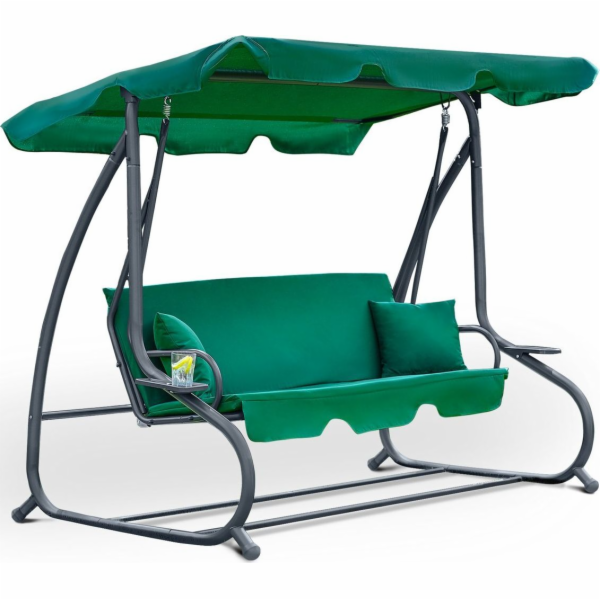 Zahradní houpačka Furnide Relax Plus Zelená (181)