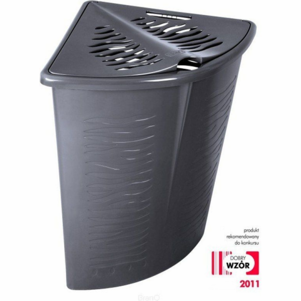 Branq Laundry Basket Zebra 45L Anthracite (BRA000065)