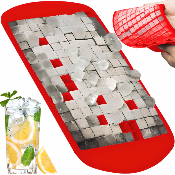 Forma silikonu retoo pro čokoládové kostky ledu 160 ks