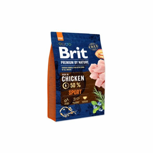 Brit Premium by Nature Sport 3kg granule pro psy