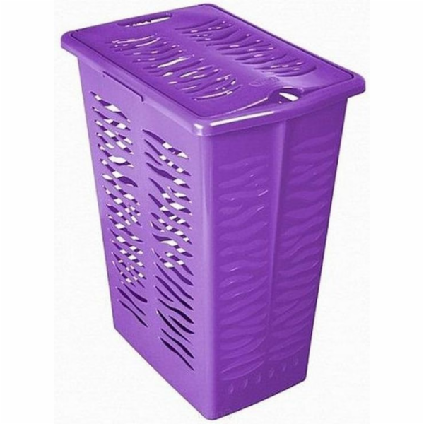 Branq Laundry Basket Zebra 30L Plum (BRA000002)