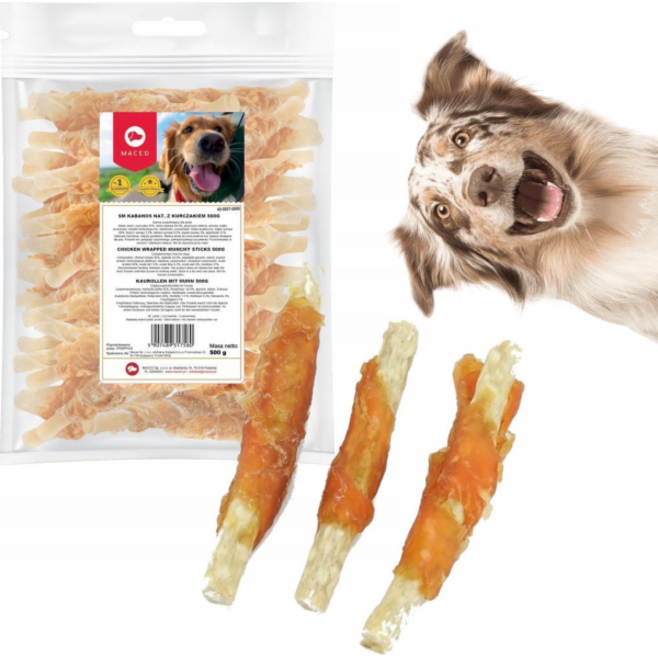Maced Maced Kabanos Natural With Chicken 500G půjdu na psa