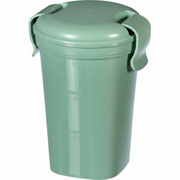 Velký 0,6 l zakrutnu pro skladování pevného kurče v potravě
