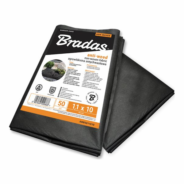 Bradas Agrotextile 50 Black 1,6m x 10m AWB5016010