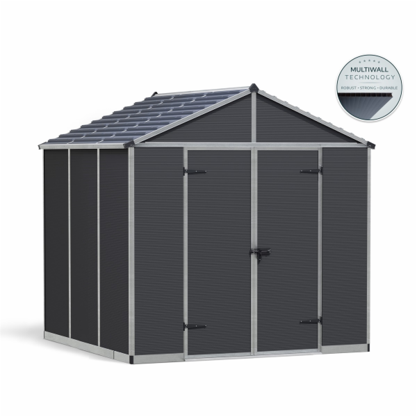 Palram - Canopia Rubicon 8  x 8  antracit