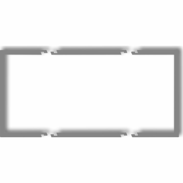 Rám Karlik vyplňuje sérii Dvojité deco Grey Mat (27DRW-2)