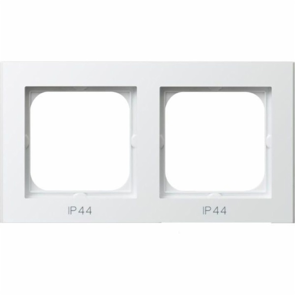 Ospel dvojitý rám Sonata pro konektory IP-44 BIALY (RH-2R...