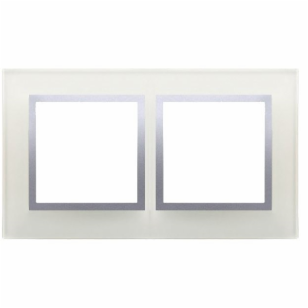 SIMON 54 NATURE SILVER FOG GLASS BEZEL 2X