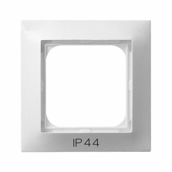 Jednorámeček Ospel Impresja pro spínače IP-44 bílý (RH-1Y...