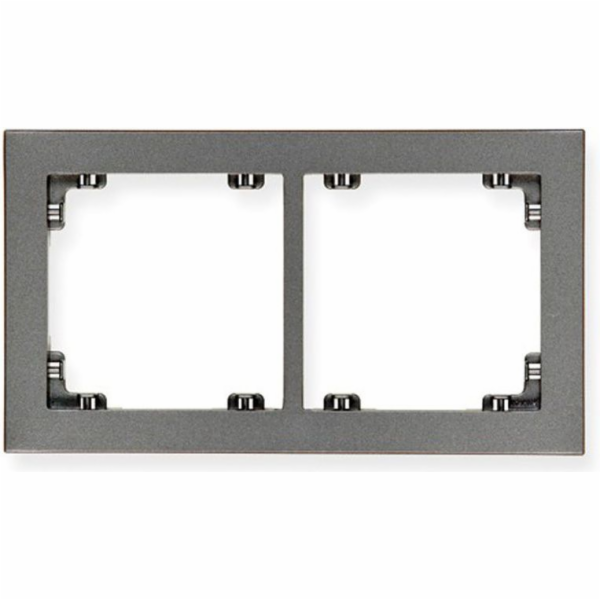 Karlik Universal double frame Deco graphite (11DR-2)