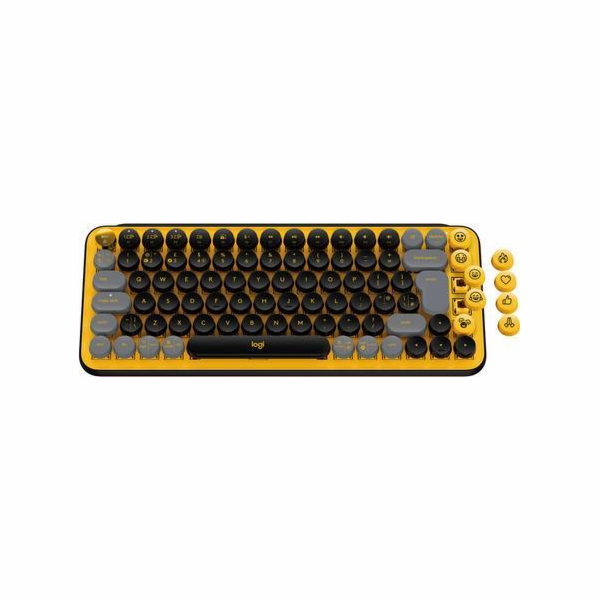 Logitech Pop Keys Wiveless Black and Yellow FR (920-010722)