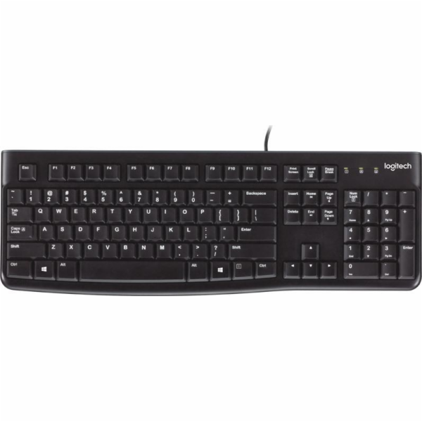 Klávesnice Logitech K120 Wired Black CZ + SK (920-002642)