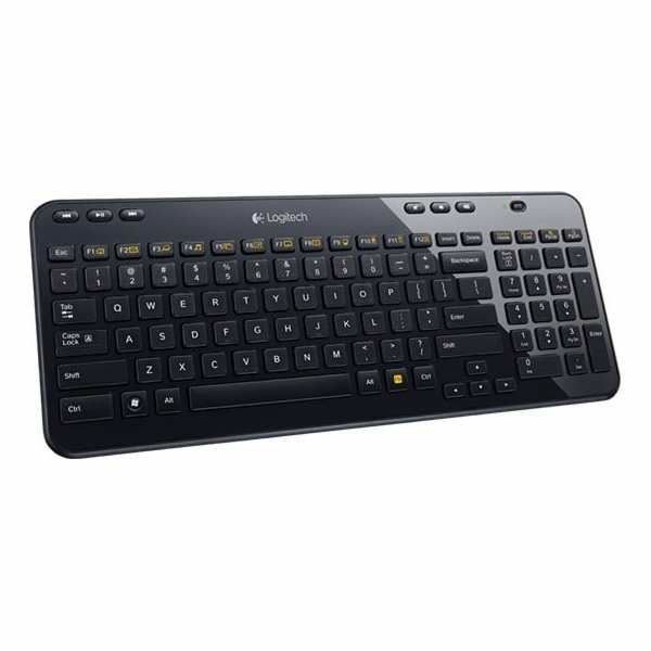 Logitech K360 Klávesnice Wireless Black Us (920-003080)