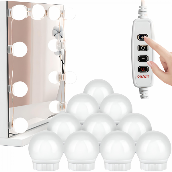 LED světla Retoo LED LED na zrcadle obvazu 10