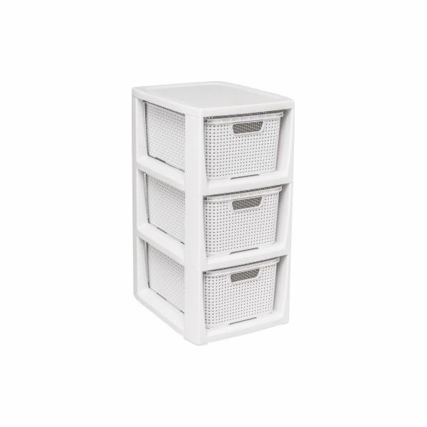 Stojan na stojan Branq se 3 koše 1725 Starověký bílý bryn...