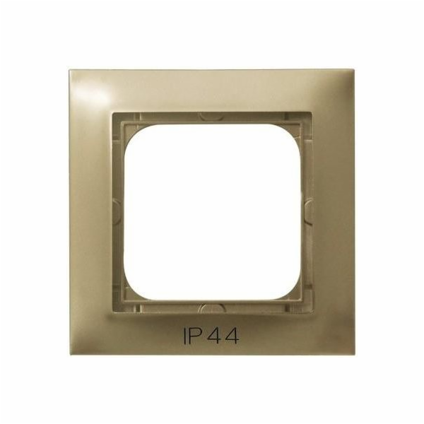 Jednorámeček Ospel Impression pro přepínače IP-44, zlatá ...
