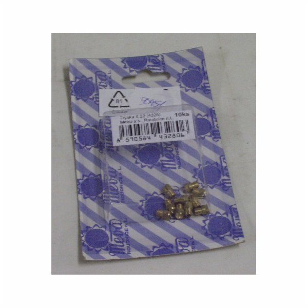 Tryska náhradní 0.22 mm 4328 k opalovacímu hořáku (4450)