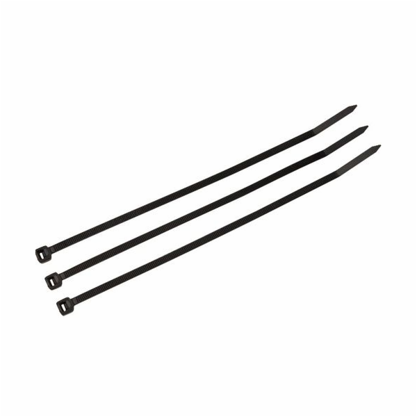 Páska stahovací 200x4,8 mm-100 ks černá