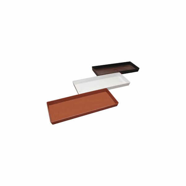 Miska pod truhlík 60 cm hnědá