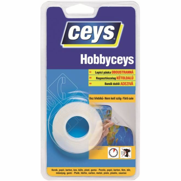 Páska lepící oboustranná 15 mmx2 m Ceys