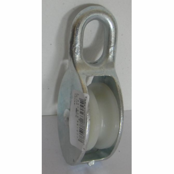 Kladka pevná 60 mm s nylonovou cívkou 20 mm (nosnost 100 kg)