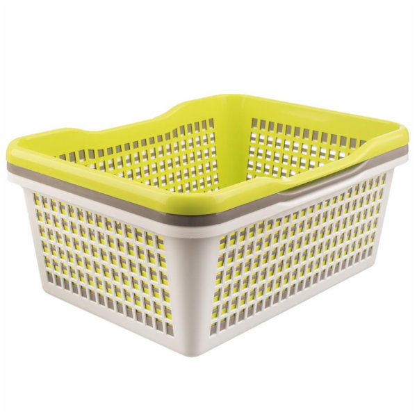 Košík 42x32x17 cm mix barev plast
