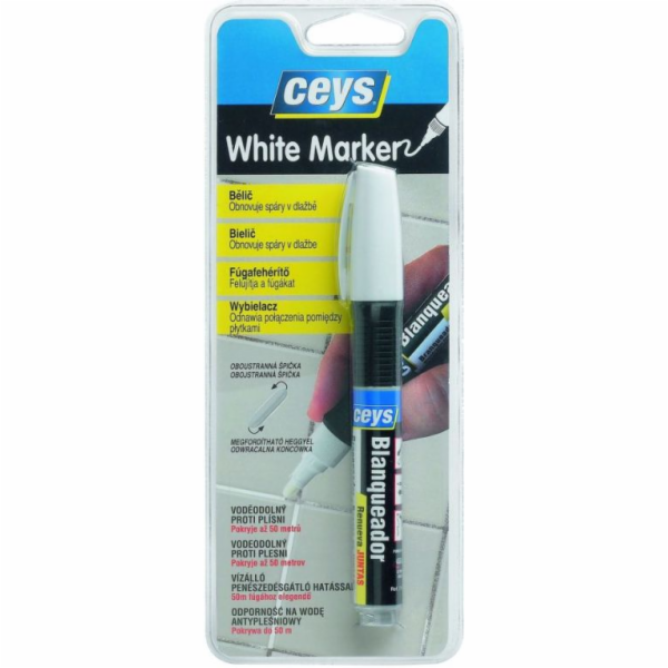 Lepidlo Ceys White Marker-bělič spár 7,4 ml