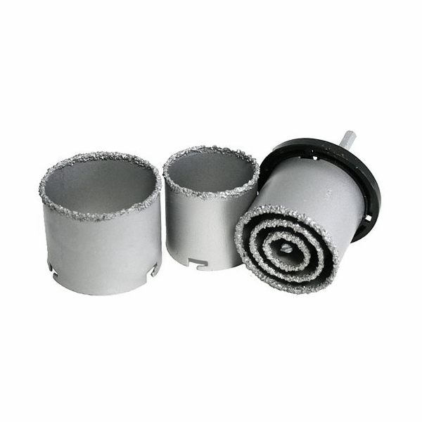 Pila vykružovací korunka na dlaždice 33-83 mm sada 7 ks