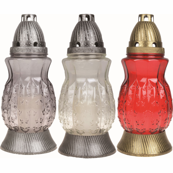 Svíčka hřbitovní 80 g/26 cm sklo